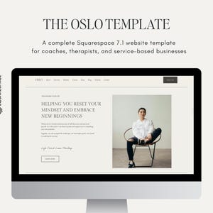 Squarespace 7.1 webbmall, Oslo, för coacher och terapeuter