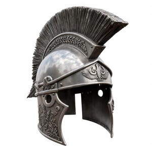 Roman Gladiator Helmet STL File: 3D Printable Cosplay Model (Digital Download