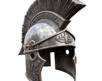 Roman Gladiator Helmet STL File: 3D Printable Cosplay Model (Digital Download