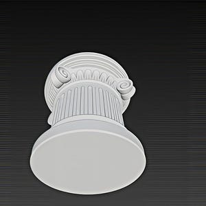Ancient Corinthian Column Planter STL & 3MF | Luxury 3D Printable Vase for Home Decor image 6