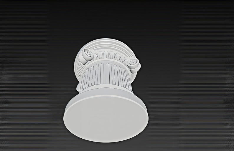Ancient Corinthian Column Planter STL & 3MF | Luxury 3D Printable Vase for Home Decor image 6
