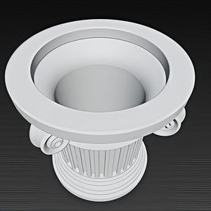 Ancient Corinthian Column Planter STL & 3MF | Luxury 3D Printable Vase for Home Decor image 4