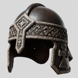 Crusader Helmet STL File: Gothic Templar Armor 3D Printable Model (Digital Download)