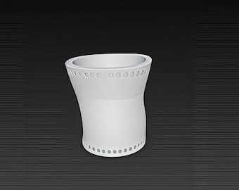 Modern minimalistisk kruka STL & 3MF | 3D-utskrivbar modern vas