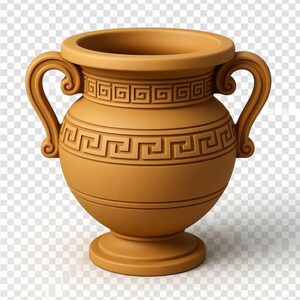 Antik grekisk amfora STL & 3MF | 3D-utskrivbar klassisk vasmodell