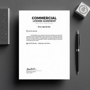 Commercial License for 3D STL Files – Physical Product Sales Rights ...