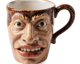 File STL della tazza con faccia inquietante: tazza da caffè horror stampabile in 3D (download digitale)