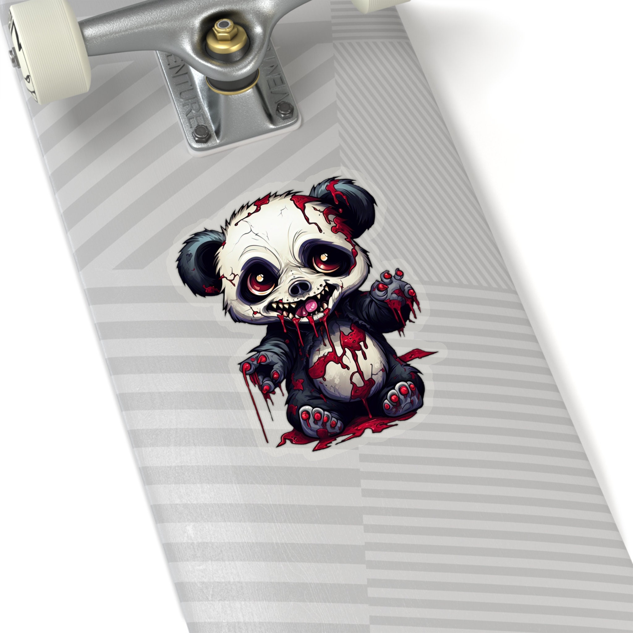 Discover Baby Zombie Panda Sticker - An Unearthly Blend of Cuteness and Horror