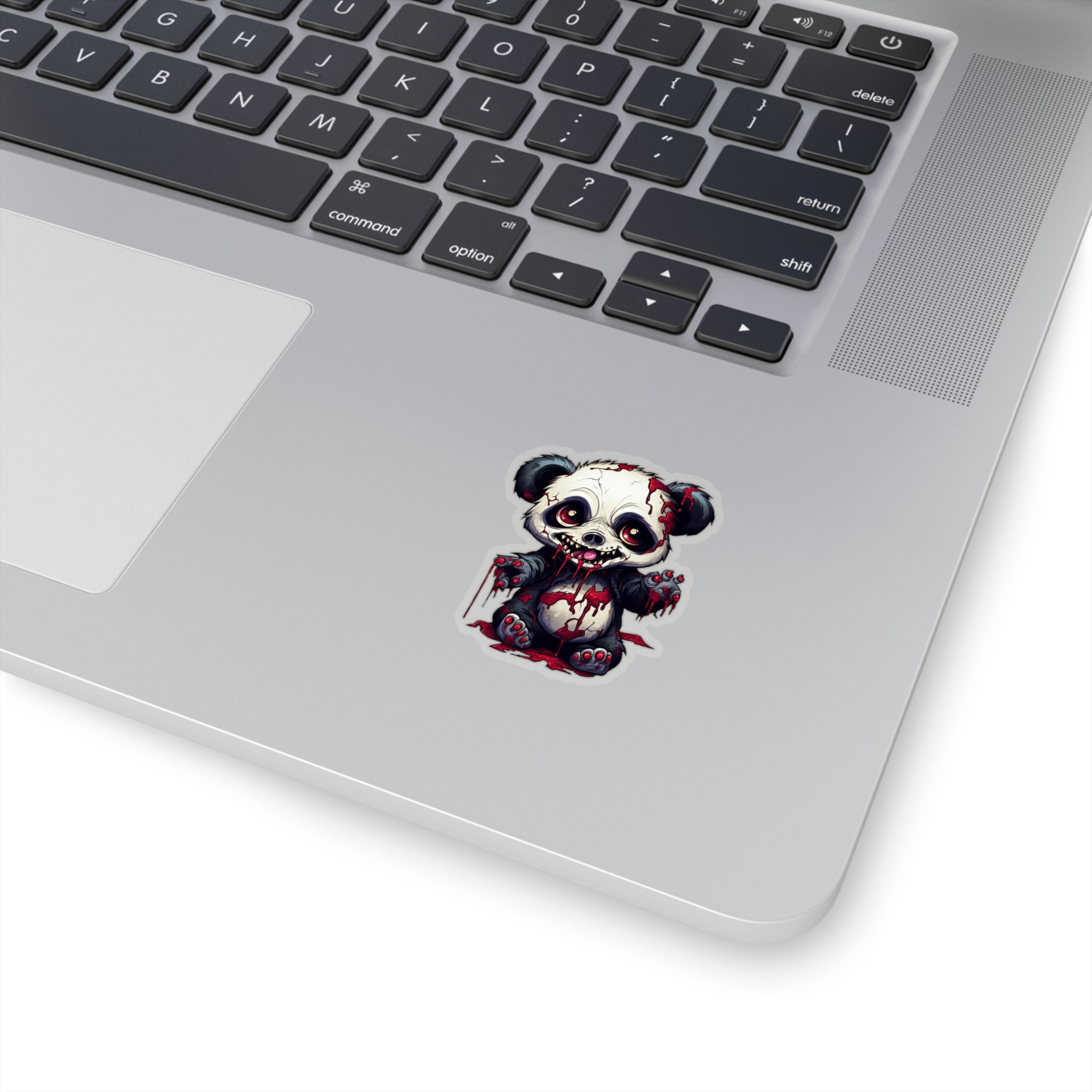 Discover Baby Zombie Panda Sticker - An Unearthly Blend of Cuteness and Horror