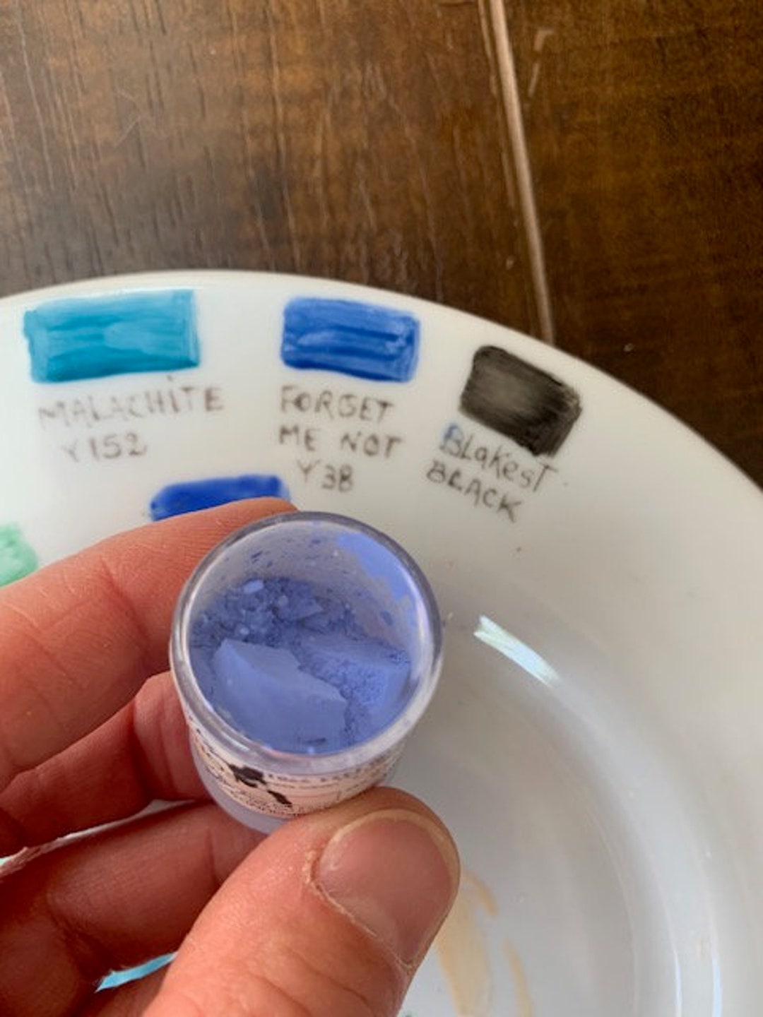 China Paint Me Not, Overglaze in Enammeling,powder Color