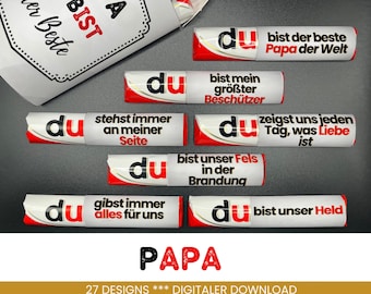 27 Duplo banderoles dad gift unique gift idea for father for Father's Day gift husband love to print PDF Download