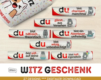 27 Duplo banderoles funny gift sarcasm jokes gift for friends girlfriend colleagues 27 sayings to print PDF Download