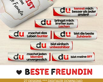 27 Duplo banderoles best friend unique gift idea girlfriend gift love birthday gift Sis to print PDF Download