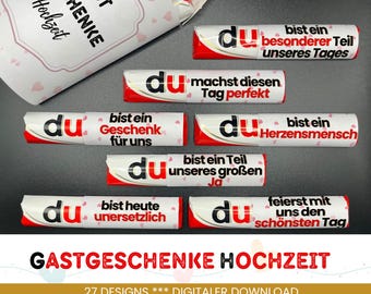 27 Duplo banderoles wedding guest gift Nice that you are here unique gift idea for guests gift table decoration to print out PDF