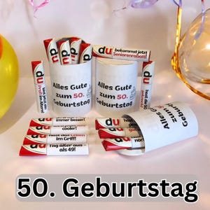 Duplo banderole 50 cumpleaños Idea de regalo única para papá esposo colega abuelo 32 refranes para imprimir para cumpleaños o despedida