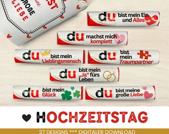 27 Duplo banderoles wedding anniversary unique gift idea for her him wife husband partner gift love to print PDF Download
