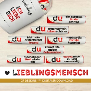 27 Duplo banderoles favorite person unique gift idea for her him boyfriend girlfriend partner gift love to print out PDF Download