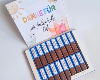 MERCI banderole gift for educators as a farewell/thank you in kindergarten or crèche