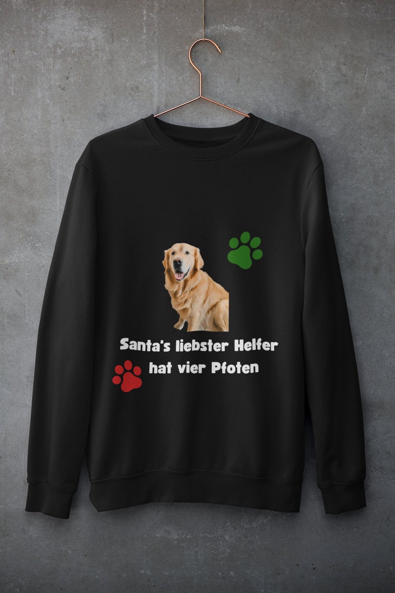 Dog Christmas Sweater Custom With Dog Picture Ugly Christmas Etsy