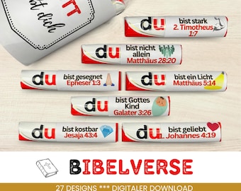 27 Duplo banderoles versetti della Bibbia conforto idea regalo unica per coniuge fidanzata partner regalo cristiano cristiani da stampare
