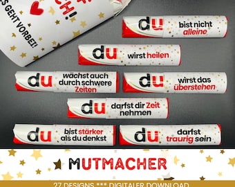 27 banderolas Duplo ánimo idea de regalo única todo estará bien regalo para novio novia regalo para imprimir PDF descargar