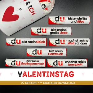 27 Duplo banderoles Valentine&#39;s Day unique gift idea for her him girlfriend partner gift boyfriend love to print PDF Download