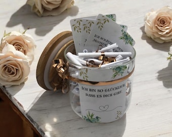 Liebesbotschaften Set - Affirmationen 100 Gründe warum ich dich liebe Karten für Paare Geschenk zum Ausdrucken  Beziehung Geschenk  Partner