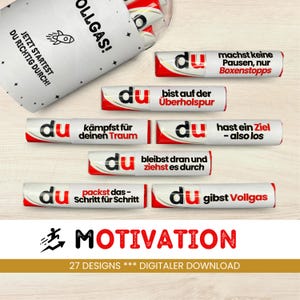 27 Duplo banderoles motivation unique gift idea motivational sayings for boyfriend girlfriend partner gift to print PDF Download