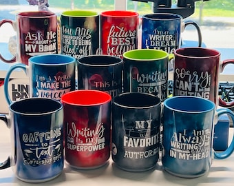 15oz Writer Novelty Mug, I’m A Writer, Anything You Say Or Do May Be Used In a Story Mug, Fun Mugs For Writers, Author Novelty Coffee Cup