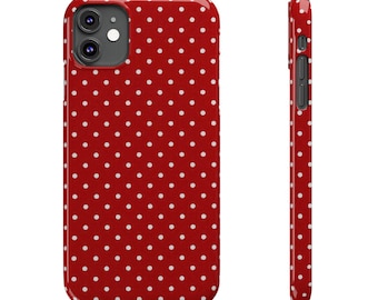 Polka dot phone case, Trendy Phone case, Cute Phone Case for iPhone 11 12 13 14 15 16