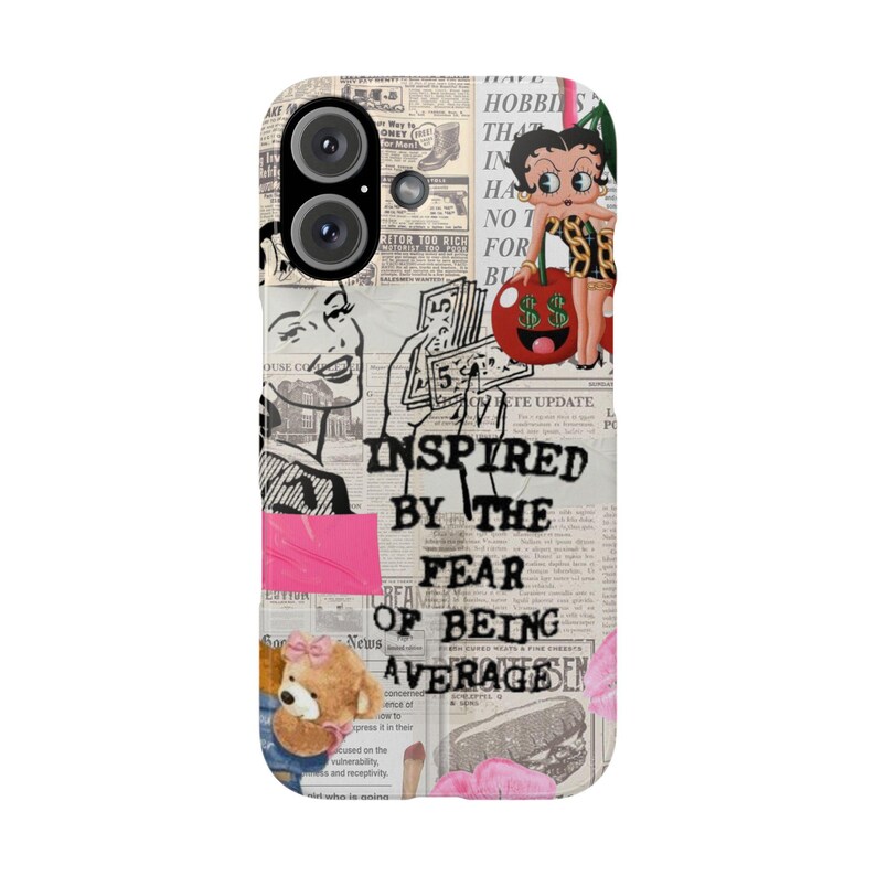 Vintage Cool Phone Case, Trendy Phone Case Abstract Retro Phone Case for iPhone 16 15 14 13 12 11 image 2