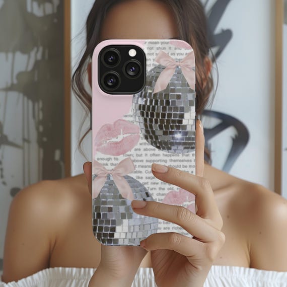 Coquette Phone Case, Bow Phone case, Girly Phone Case Vintage Phone Case for iPhone 11 12 13 14 15