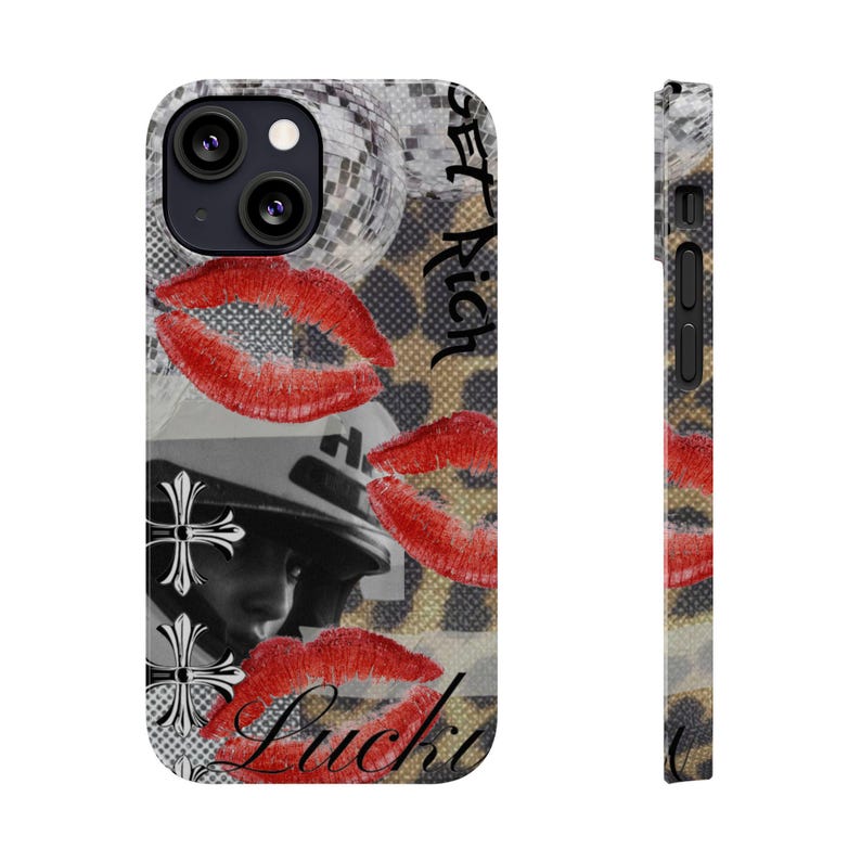 Vintage Trendy Phone Case, Aesthetic Phone Case Abstract Retro Phone Case for iPhone 16 15 14 13 12 11 image 5