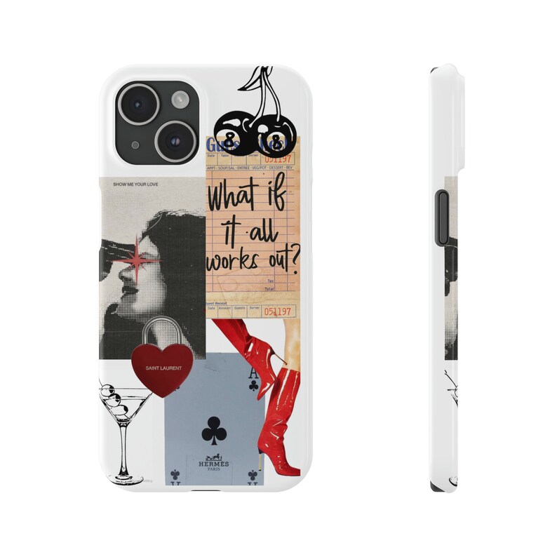 Etui na telefon Collage Estetyczne etui na telefon iPhone 11 12 13 14 15 zdjęcie 1