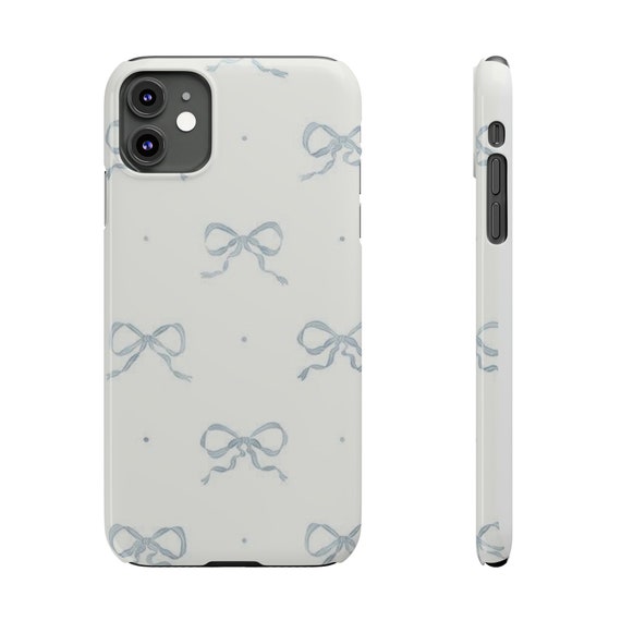 Kokette Handyhlle, Handytasche mit Schleife Blaue sthetische Handyhllen  fr iPhone 15 14 13 12 11 - Etsy.de