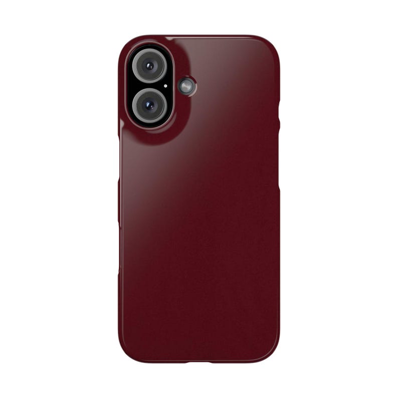 Burgundy Phone Case, Fall phone case, Trendy Aesthetic phone case, simple phone case for iPhone 11 12 13 14 15 16 image 10