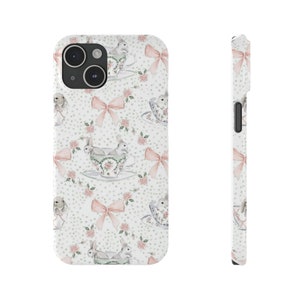 Cottagecore Phone Case, Coquette Phone Cases Floral Phone Cases  iPhone 15 14 13 12 11