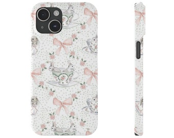 Cottagecore Phone Case, Coquette Phone Cases Floral Phone Cases  iPhone 15 14 13 12 11