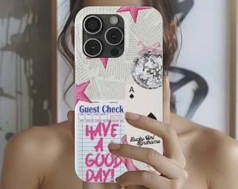 Funda para teléfono Collage Coquette, fundas para teléfono abstractas, fundas para teléfono de moda para iPhone 15, 14, 13, 12 y 11