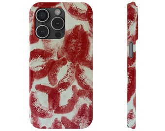 Aesthetic Lipstick Phone Case,  Vintage Phone Cases Cool Phone Cases for iPhone 15 14 13 12 11