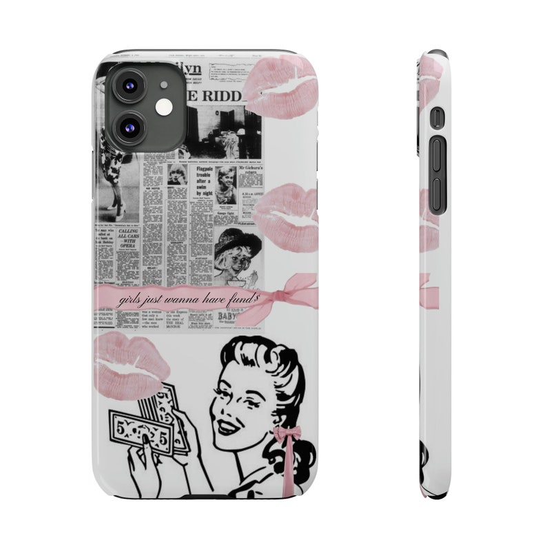 Fundas para teléfono Coquette Fundas para teléfono Collage Fundas para teléfono Lazo Fundas para teléfono Tendencias iPhone 15 14 13 12 11 imagen 2