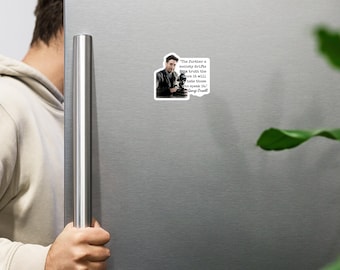 George Orwell - MAGNET - "The further a society drifts from truth the more it will hate those who speak it." - History Quote Fridge Magnet