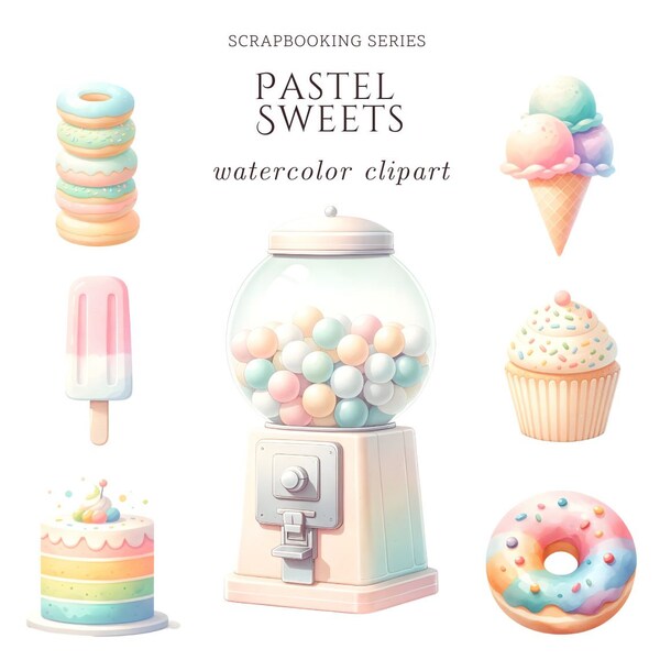 Candy Clipart - Etsy