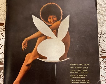 Playboy Magazine - (October 1971) RARE!! *Vintage* First Women of Color on the Cover