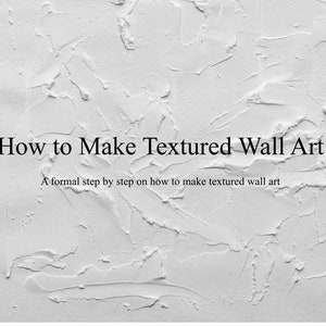 How to Make Textured Art PDF