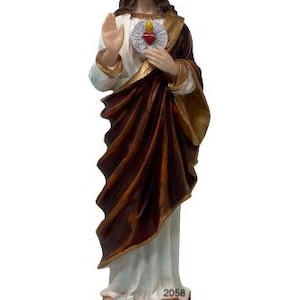 12 Inch Intricately Figure of Sacred Heart Of Jesus Religious Sagrado Corazón De Jesus