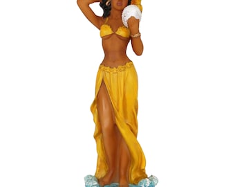 Orisha Oshun 8 Inch Resin Statue | Orisha Ochun Deity of Love & Fertility Yoruba Religion New