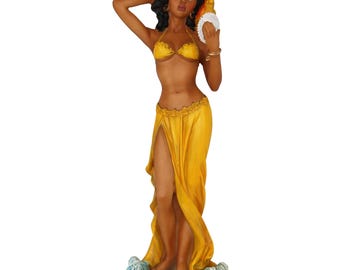 Orisha Oshun 12 Inch Resin Statue | Orisha Ochun Deity of Love & Fertility Yoruba Religion New