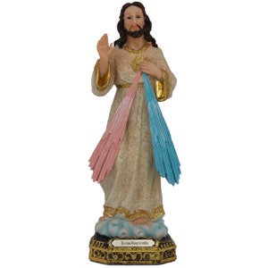 12 Inch Intricately Detailed Resin Figurine of the Divine Mercy |1636| Divina Misericordia A Powerful Symbol of Forgiveness &Compassion New