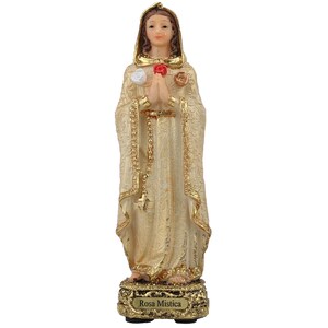 6 Inch Intricately Detailed Resin Figurine Of  Rosa Mística Mystical Rose